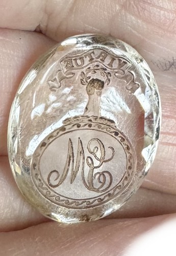 Georgian intaglio seal crest - seal,