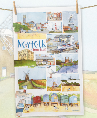 Norfolk tea towel 100 cotton - towel, 100%
