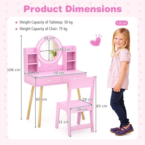Gainoom kids vanity princess - gainoom,