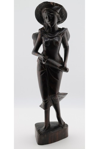 Hand carved wooden woman - hand,
