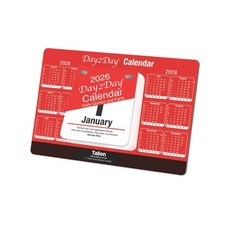 2026 Day To View Desktop Tear Off Calendar Planner With Daily Quotes & Facts