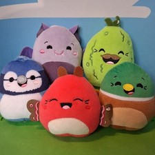 MCDONALD'S 3" SQUISHMALLOWS 2025 5 SOFT TOYS BABS MIRREN HAPPY MEAL KELLYTOY