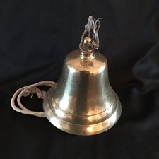 Vtg Brass Patina With Clapper