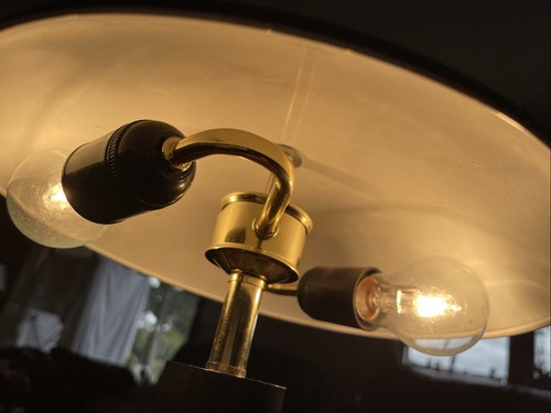 Vintage table lamp with - table,