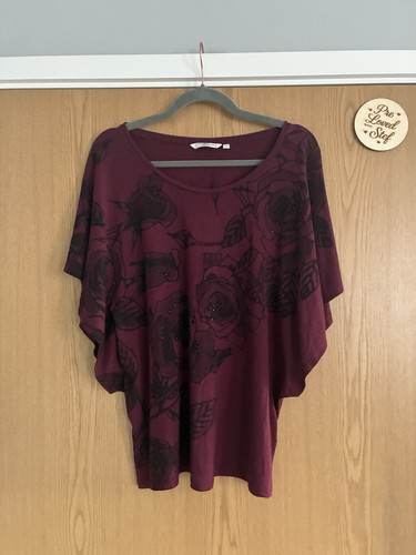 New look burgundy black - new,