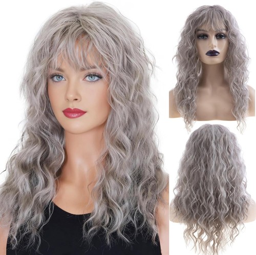 Long curly wavy - wavy, wig