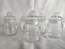 Clear Glass Apothecary Jars 4"
