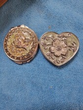 Vintage Enamel Compact Mirrors