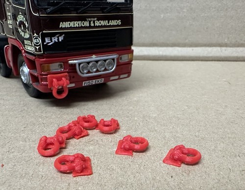 Scale truck tow hook - 1/50,