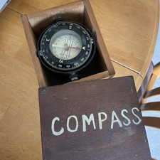 Silva Sweden Naval Marine Compass Ship Boat Precision Vintage / Antique Compass