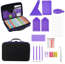 60 Slots Diamond Art Storage Boxes Kits, Diamond Painting Accessory Boxes