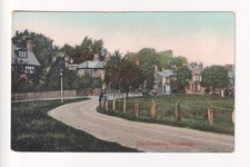 Weybridge - The Common and nearby houses - old Surrey postcard, local publisher