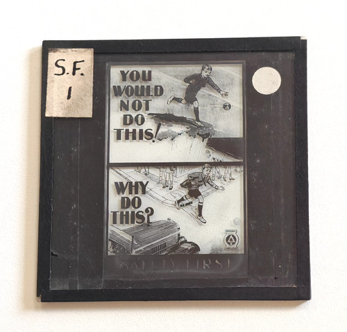 Magic lantern slide - magic, national