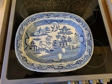 Large Early Stoneware Transfer