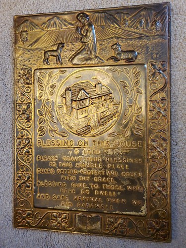 Vintage brass bless this house - vintage,