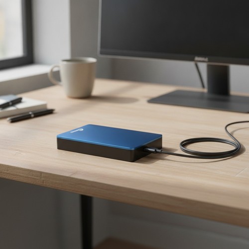 Blue 500gb external - external, drive