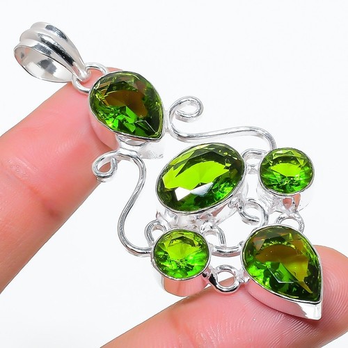Green peridot gemstone - green,