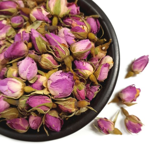 Edible pink rose buds - edible, buds,