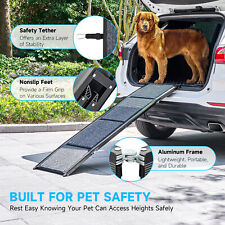 CO-Z Foldable Pet Dog Car Ramp 160/170cm Large Dogs up to 90KG for SUV Truck Car