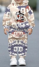 Boys Tracksuit Hoodie and Sweatpents set Long sleeve Pullover Graphic Print 2pc