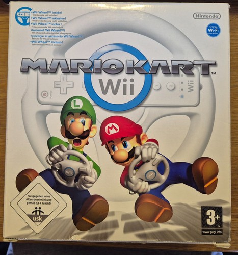 Mario kart wii wheel boxed - mario,