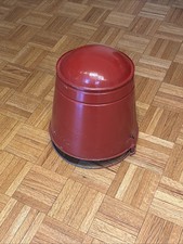 Vintage Red Galvanized Metal