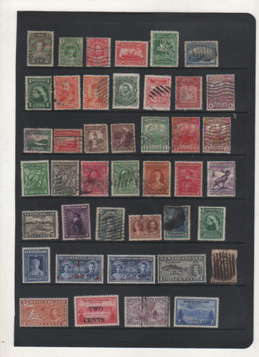 Stamps from newfoundland - 55,