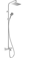 hansgrohe Vernis Shape Shower System 230 1 Spray with bath thermostat, chrome
