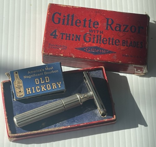Antique gillette safety razor - antique,