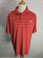 WOODWORM Red Golf Polo Light