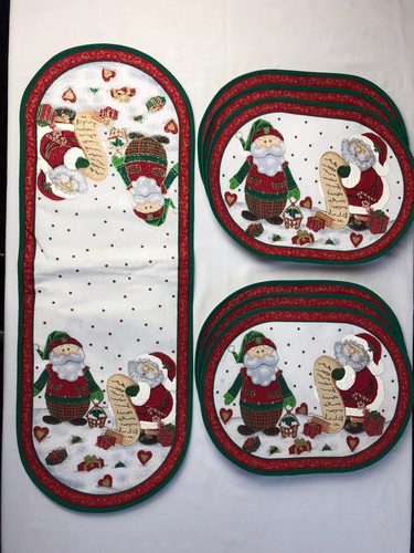 Christmas placemat set with - 6,