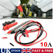 Digital Multimeter Test Leads 10A Quality Extension Lead Probes Volt Meter Cable