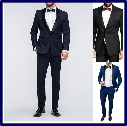 Men slim fit suit wedding - slim,