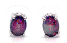 Sterling Silver Black Fire