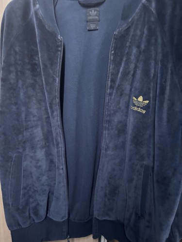 Adidas velour tracksuit - velour,
