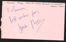 Simon Pegg authentic genuine authentic signed autograph signature COA UACC