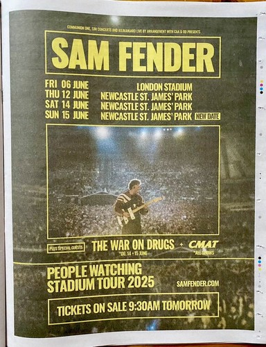 Sam fender live - sam,