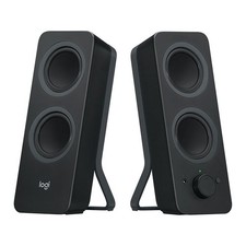 Logitech Z207 Stereo Computer Speakers, Black, 10 Watts Peak, Up To 2 Devices Vi