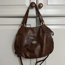 The Bridge handbag - tote/ shoulder style - nut brown leather