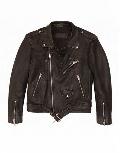 Vintage mens leather biker - mens,
