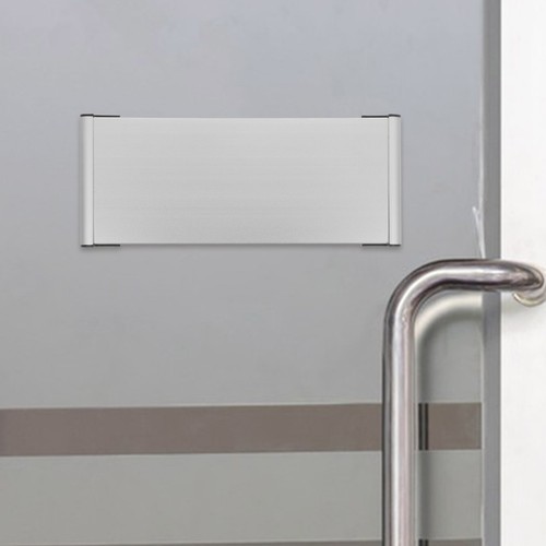 Blank door name plate - door,