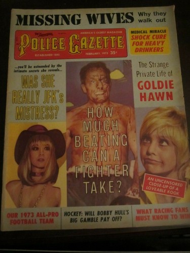 Police gazette magazine - police,