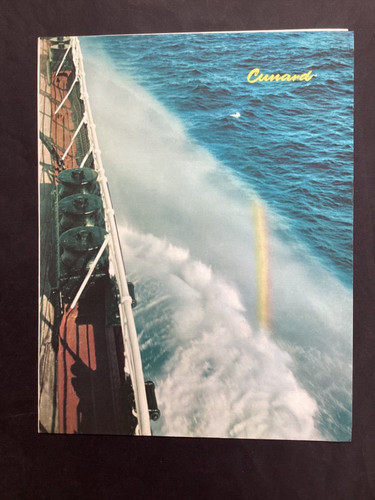 Cunard rms queen - -, menu