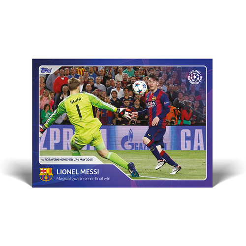 Topps celebrates years - 30, ucl