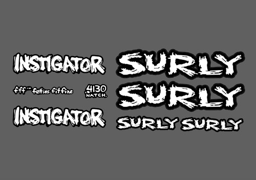Surly bikes instigator - bikes, sticker