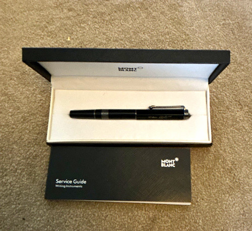 Montblanc black ink fountain - black,