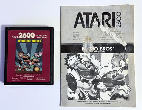 Mario bros atari 2600 - mario, 7800*