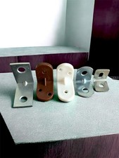 ANGLE BRACKETS PLASTIC FURNITURE ASSEMBLY METAL FRAME FIXING L SHAPE SHELVING