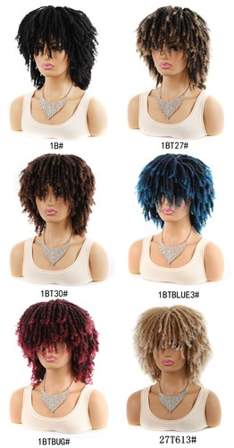 Curly full wig with - wig, fringe