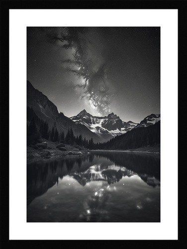 Nostalgic milky way framed - way,